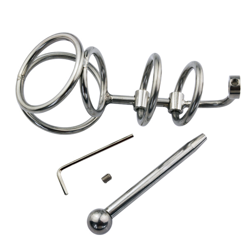 (image for) Triple Rings Base and Steel Urethral Tube