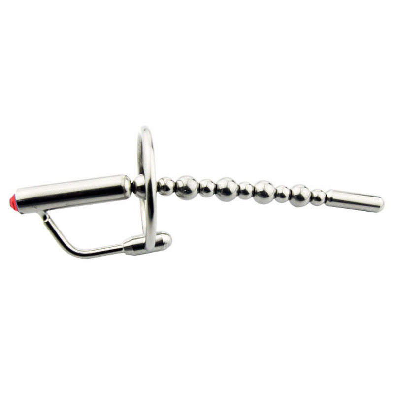 (image for) Jeweled Bendable Beaded Penis Plug