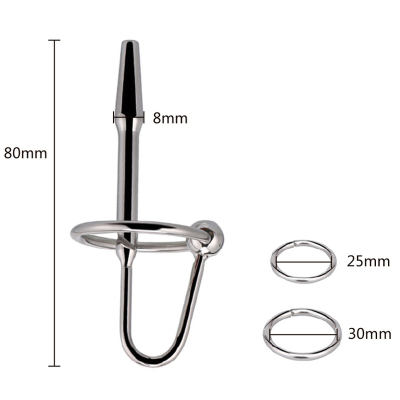 (image for) Penis Plug with Glans Ring