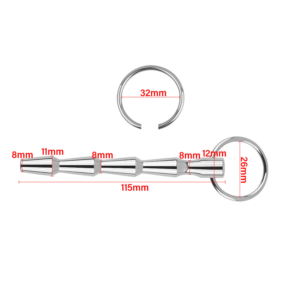 (image for) TX4 Penis Plug With Glans Ring