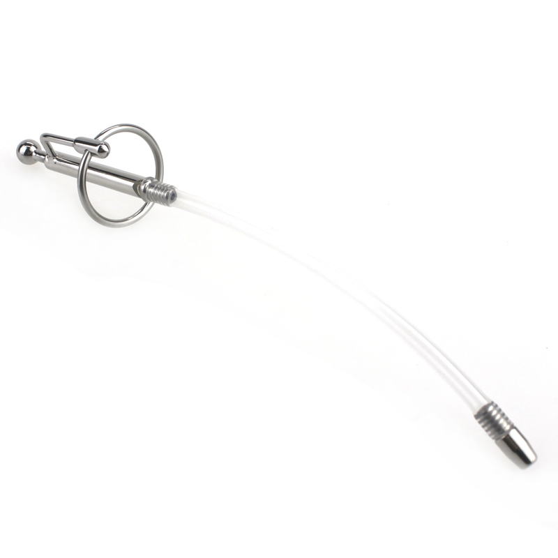 (image for) FELIX Flexi Tube Silicone Steel Cum Thru Penis Plug