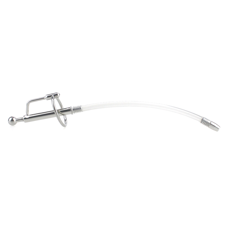 (image for) FELIX Flexi Tube Silicone Steel Cum Thru Penis Plug