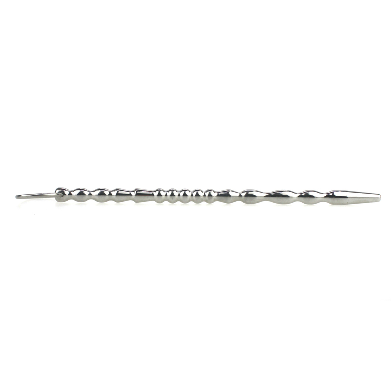 (image for) Stainless Steel Ribbed Urethral Dilator - 8.2"