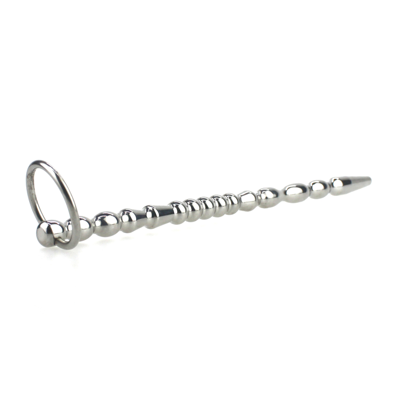 (image for) Stainless Steel Ribbed Urethral Dilator - 8.2"