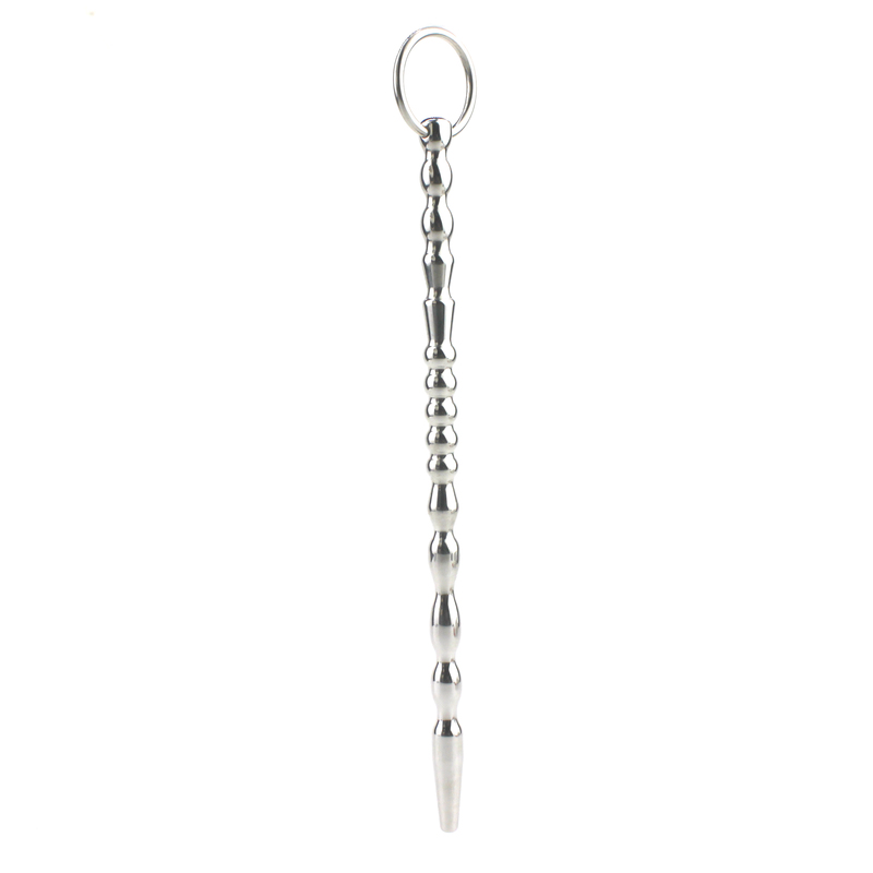 (image for) Stainless Steel Ribbed Urethral Dilator - 8.2"