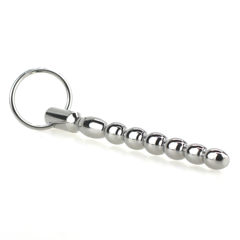 (image for) Steel Power Tools Penis Plug with Glans Ring - 5.1"