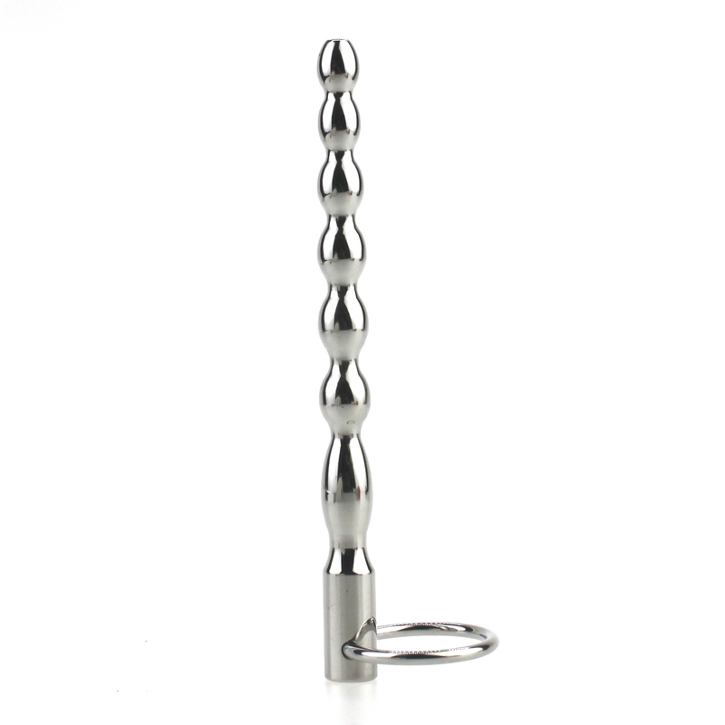 (image for) Steel Power Tools Penis Plug with Glans Ring - 5.1"