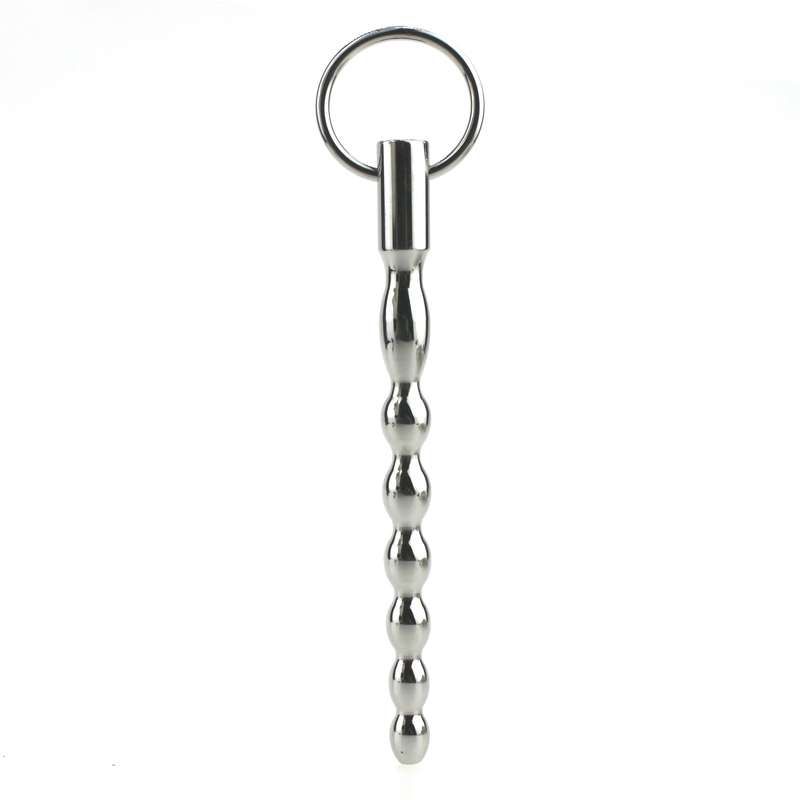 (image for) Steel Power Tools Penis Plug with Glans Ring - 5.1"