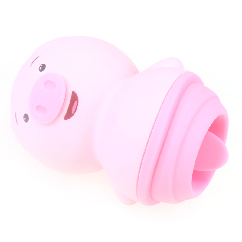 (image for) Lovely Pig Tongue Clit Vibrator