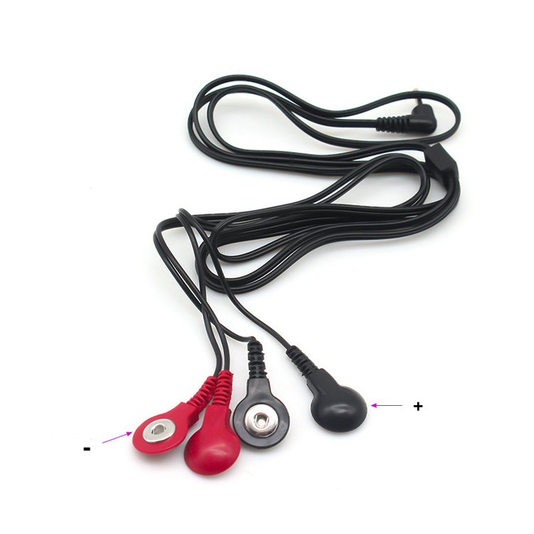 (image for) Snap Electrode Lead Wires 4 In 1 - Double Color