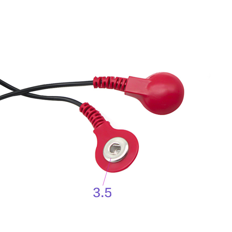 (image for) Snap Electrode Lead Wires 4 In 1 - Double Color