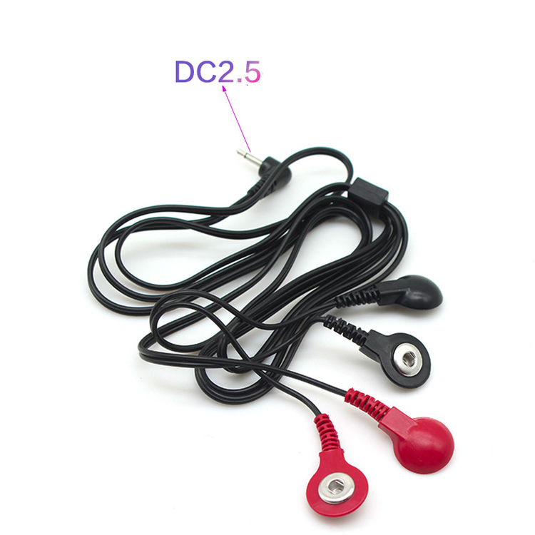 (image for) Snap Electrode Lead Wires 4 In 1 - Double Color