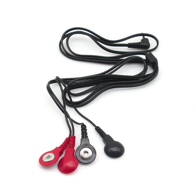 (image for) Snap Electrode Lead Wires 4 In 1 - Double Color