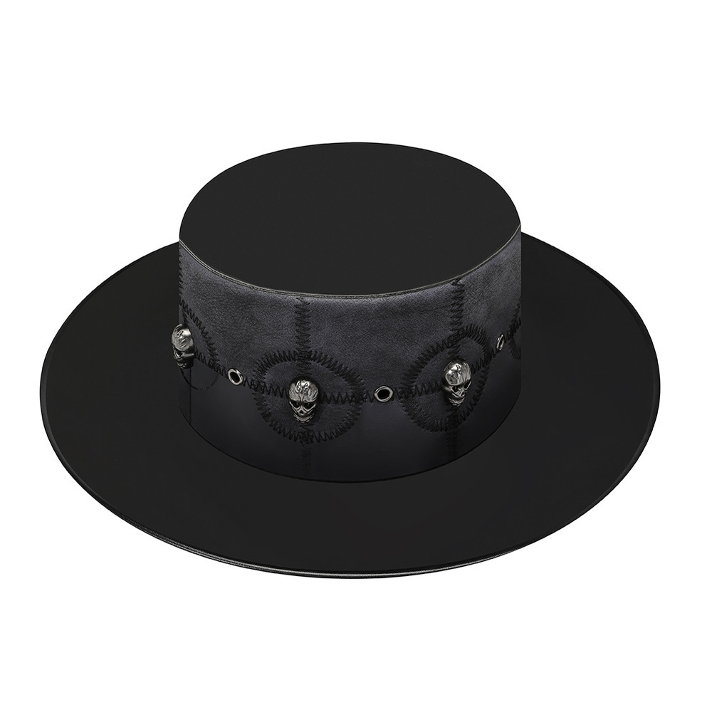 (image for) Men's Steampunk Sutural Skull Hat