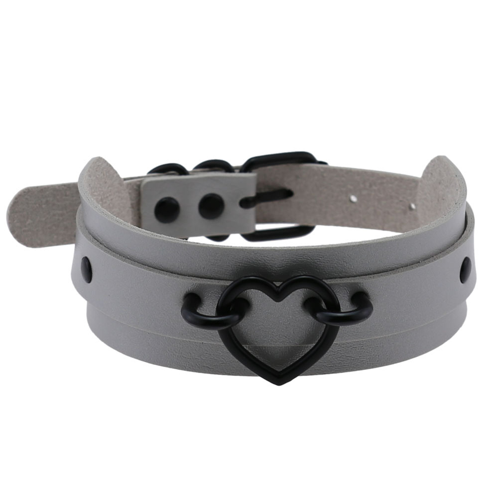 (image for) Black Heart Punk Collar