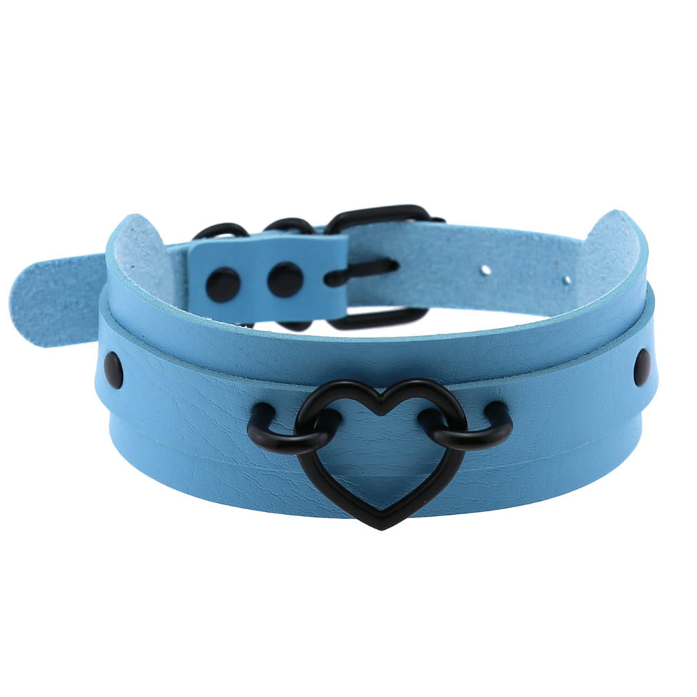 (image for) Black Heart Punk Collar