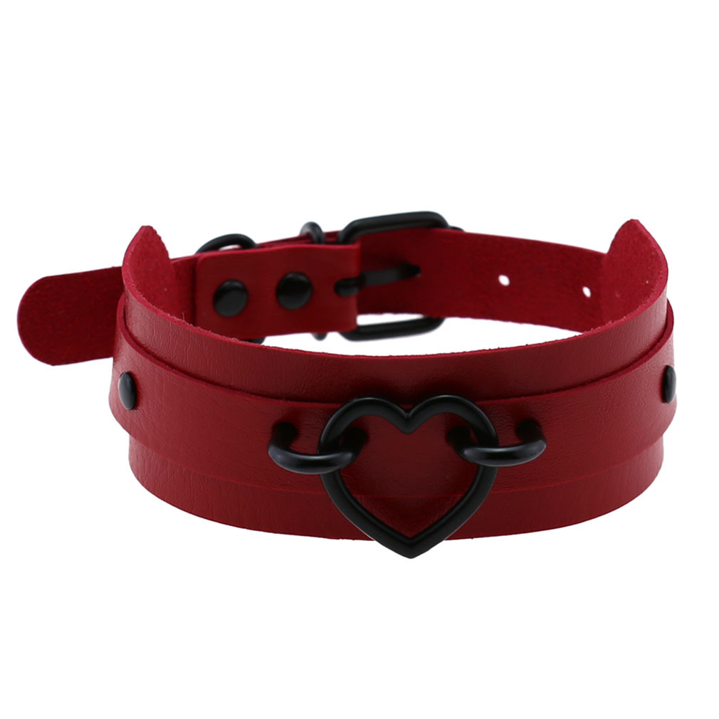 (image for) Black Heart Punk Collar