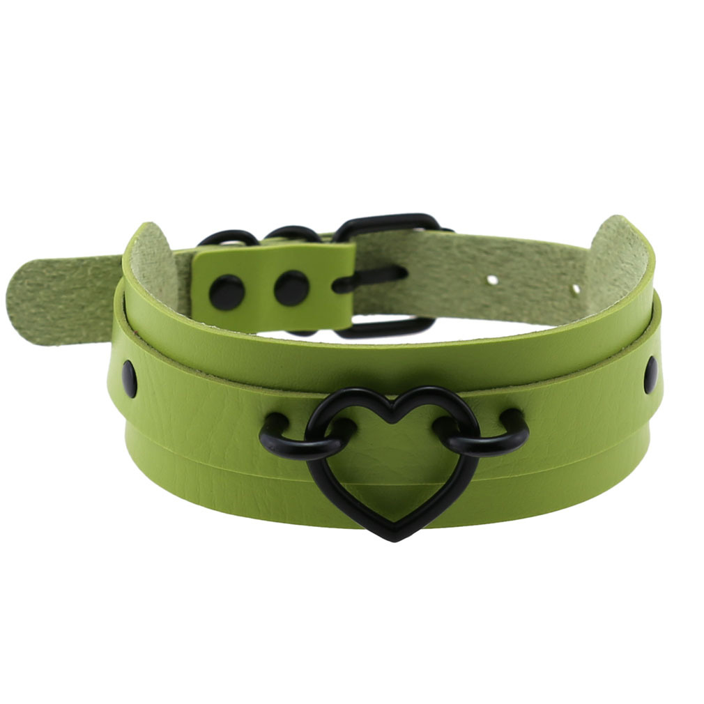 (image for) Black Heart Punk Collar