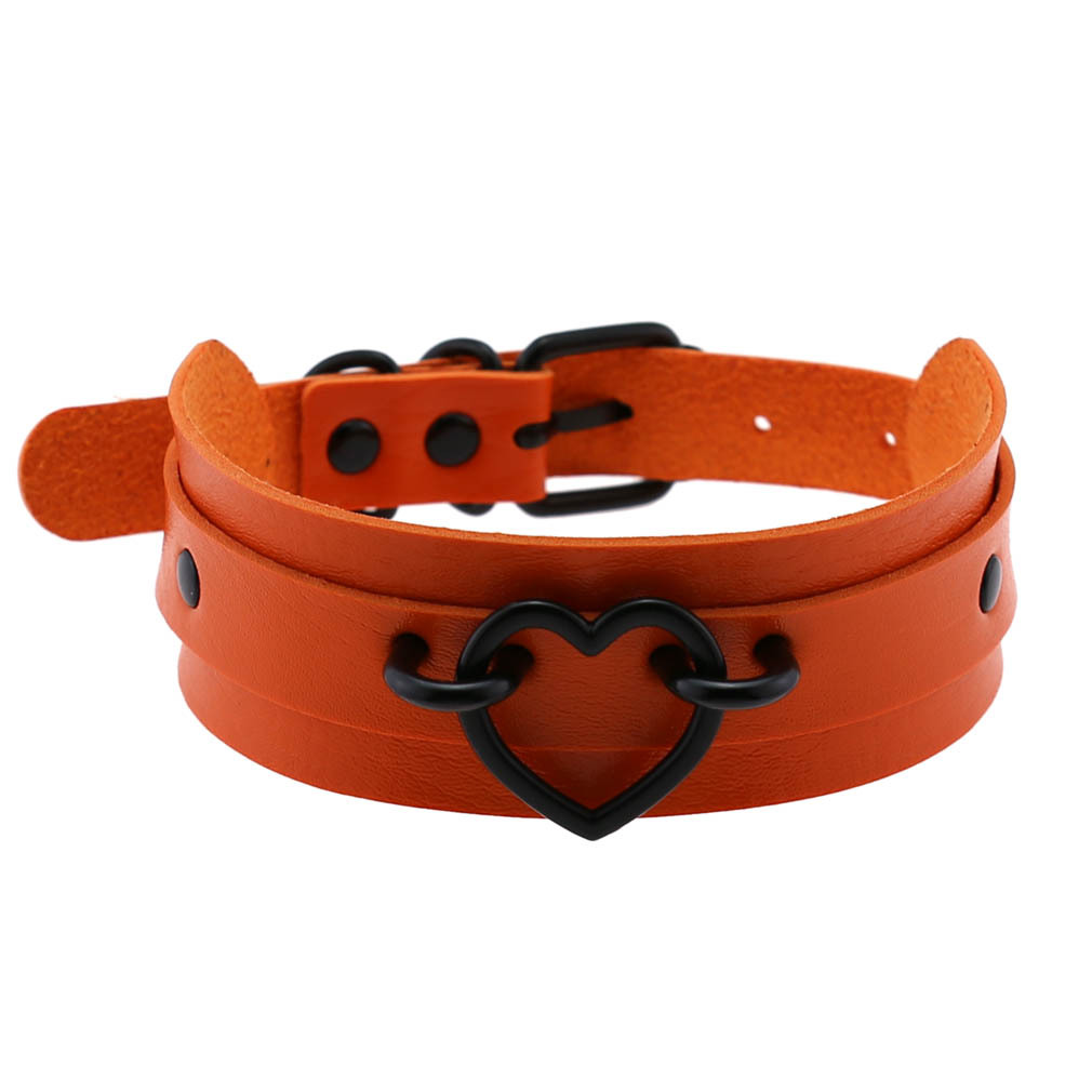 (image for) Black Heart Punk Collar