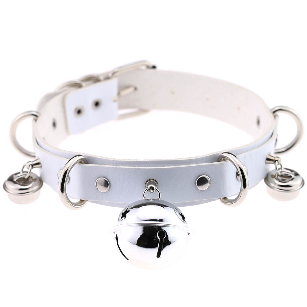 (image for) D Ring Punk Collar With Bell