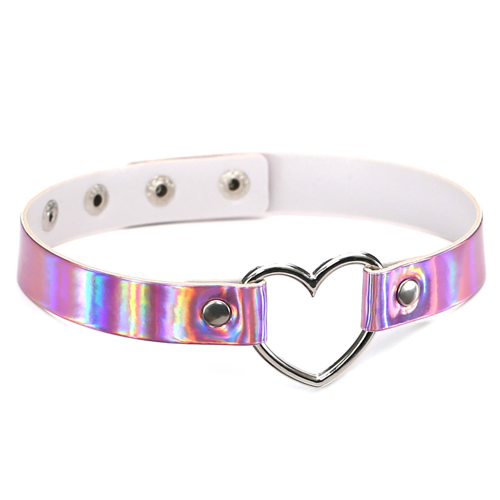 (image for) Laser Collar Metal Heart Collar
