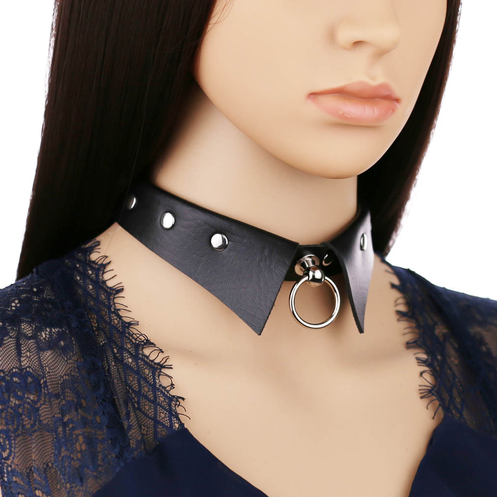 (image for) Gothic Leather Collar Choker