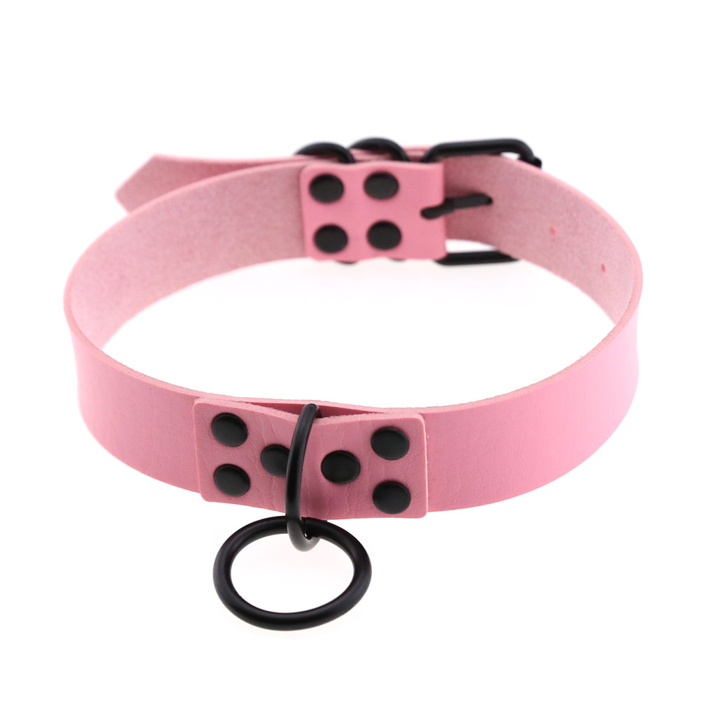 (image for) Black Nail O Neck Necklace Clavicle Chain