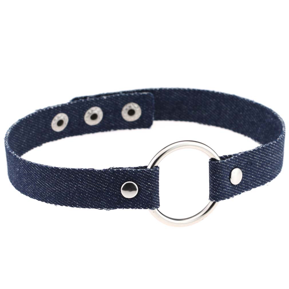 (image for) Denim O Ring 3 Bucke Collar