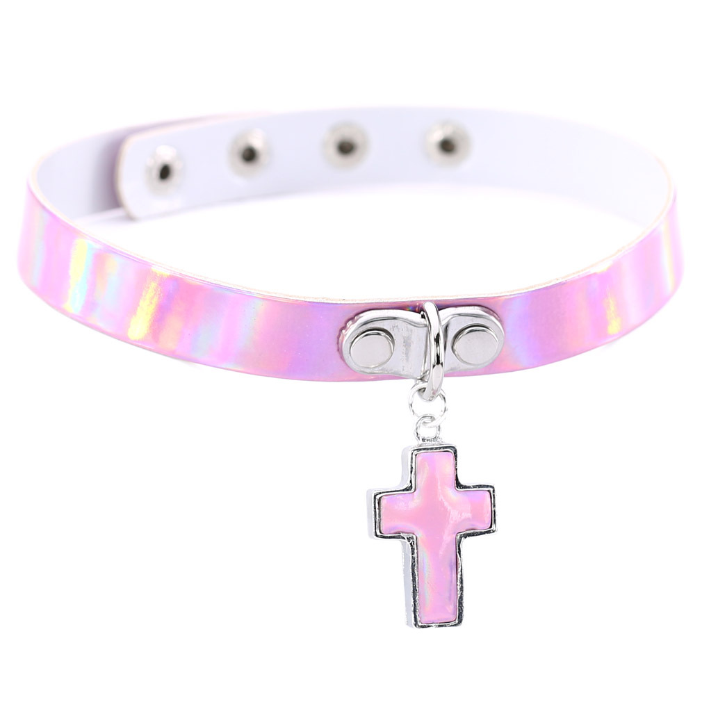 (image for) Laser Cross Pendant Collar