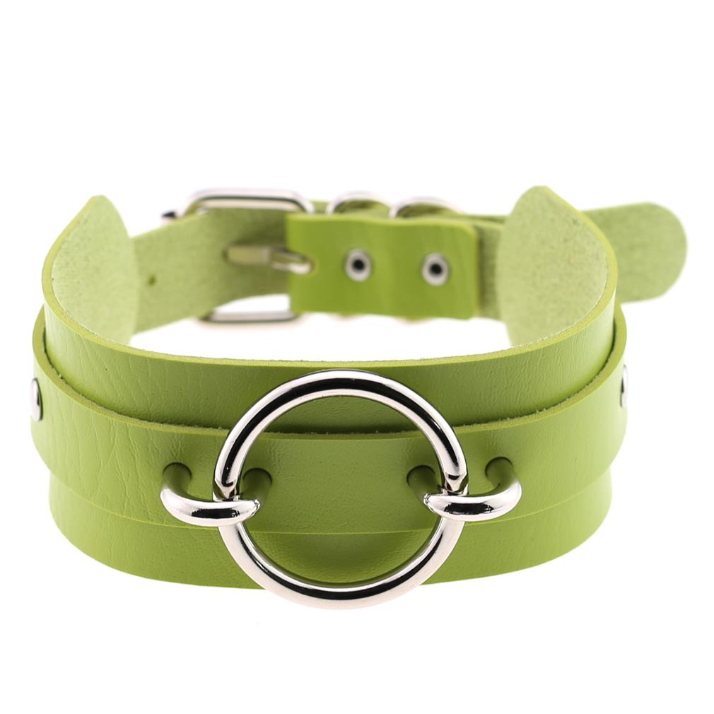 (image for) Silver O-Ring Punk Collar