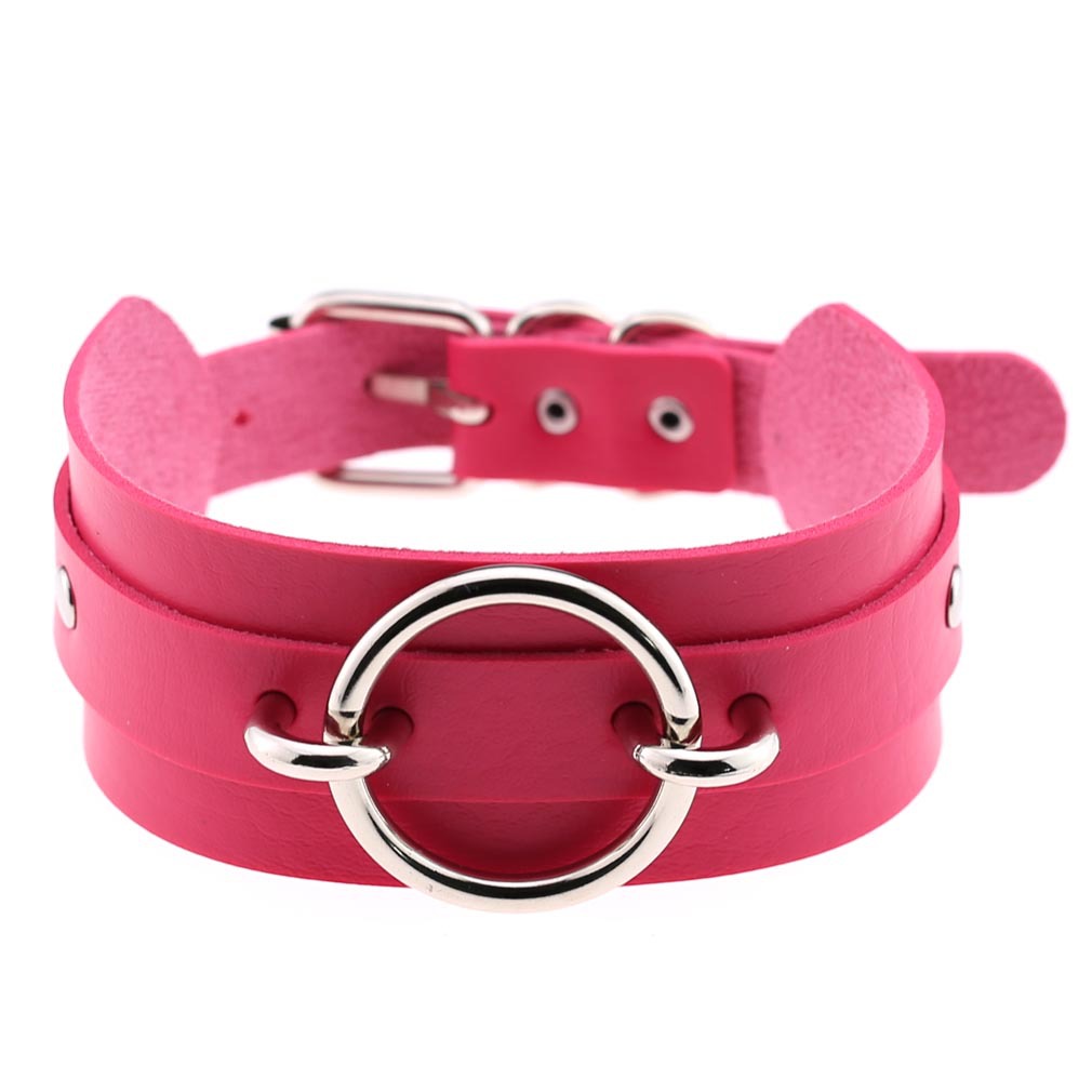 (image for) Silver O-Ring Punk Collar