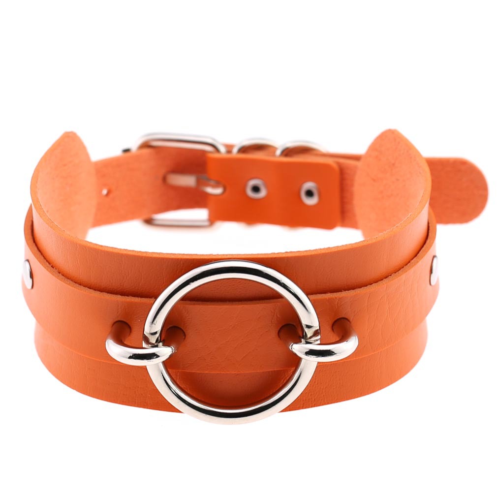 (image for) Silver O-Ring Punk Collar