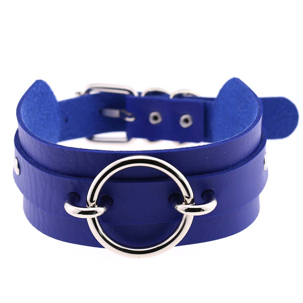 (image for) Silver O-Ring Punk Collar