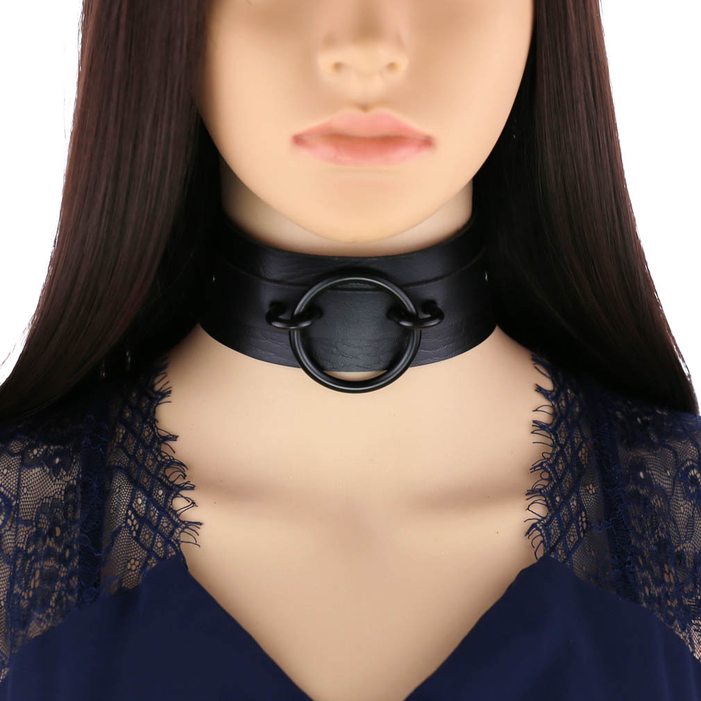 (image for) Black O-Ring Punk Collar
