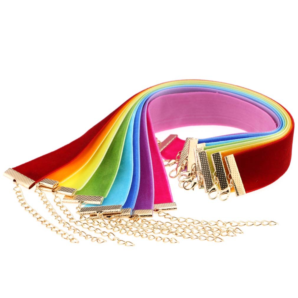 (image for) Flocked Webbing Choker