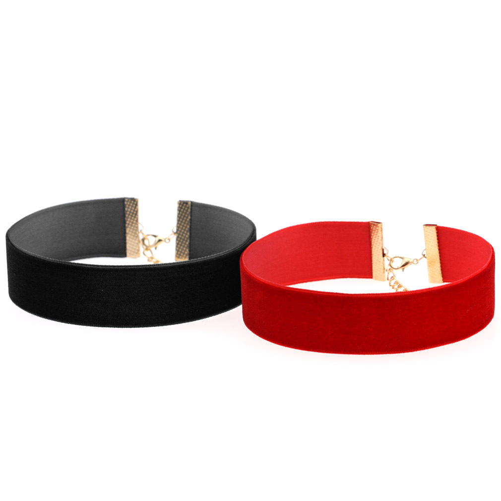 (image for) Flocked Webbing Choker