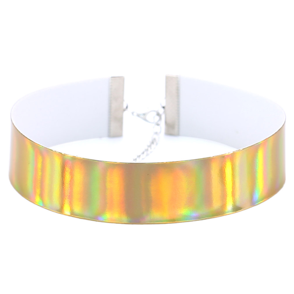 (image for) Flocked Webbing Choker - Laser