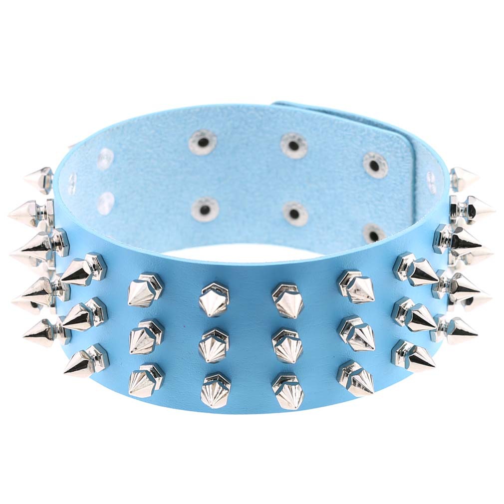 (image for) Three Row Tapered Studded Collar