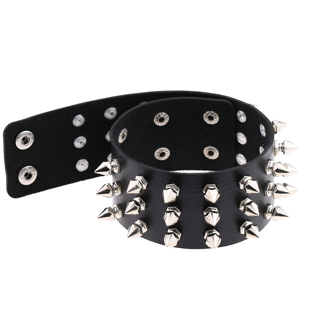 (image for) Three Row Tapered Studded Collar