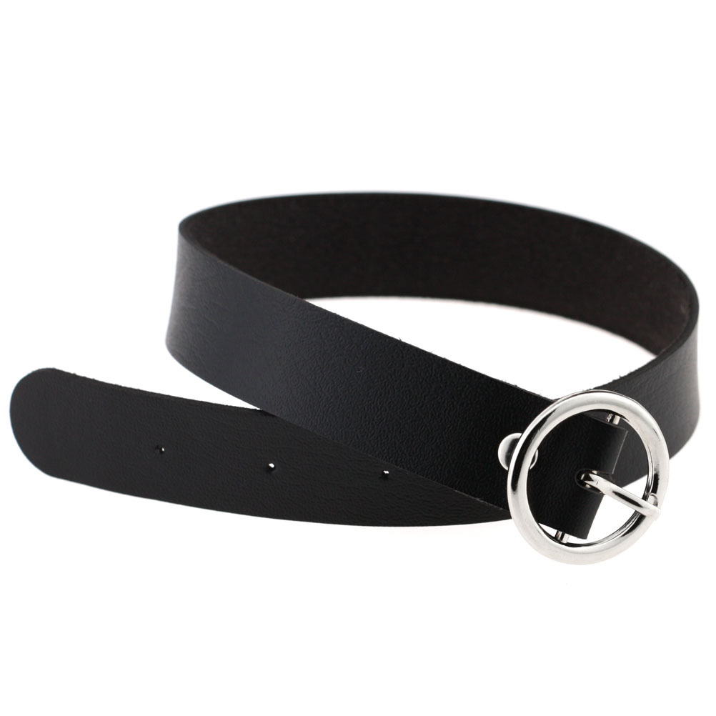 (image for) Punk Goth Round Leather Collar