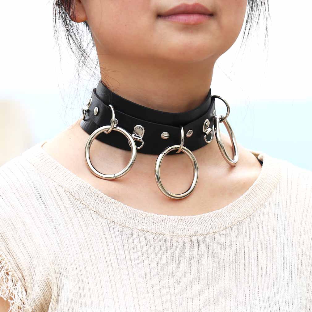 (image for) Punk Street Shooting Silver O-ring Necklace