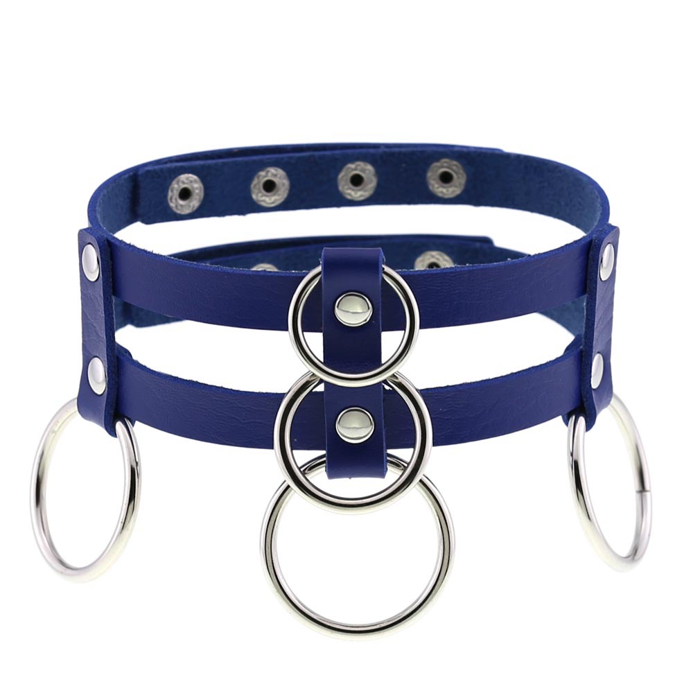 (image for) Double Row Circle Choker Necklace