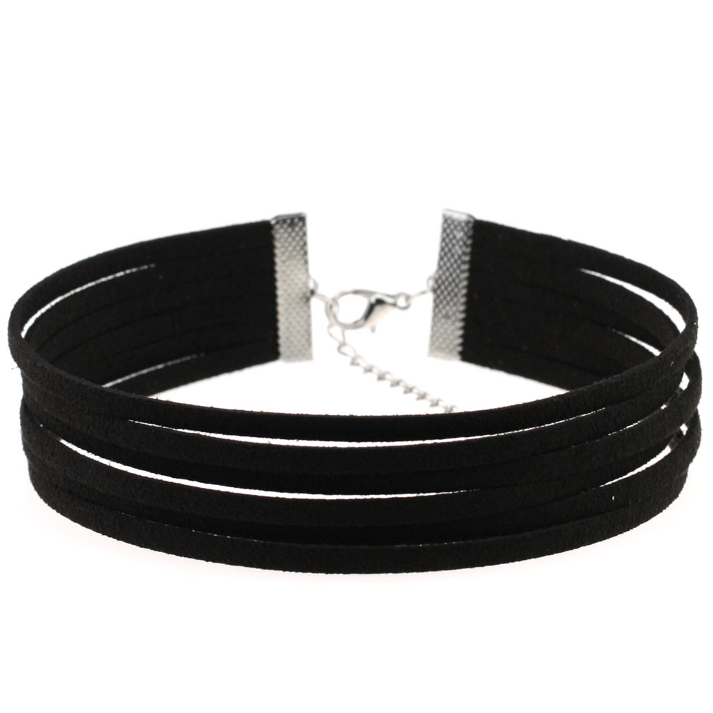 (image for) Gothic Necklace 6 Layers Flannel Collar