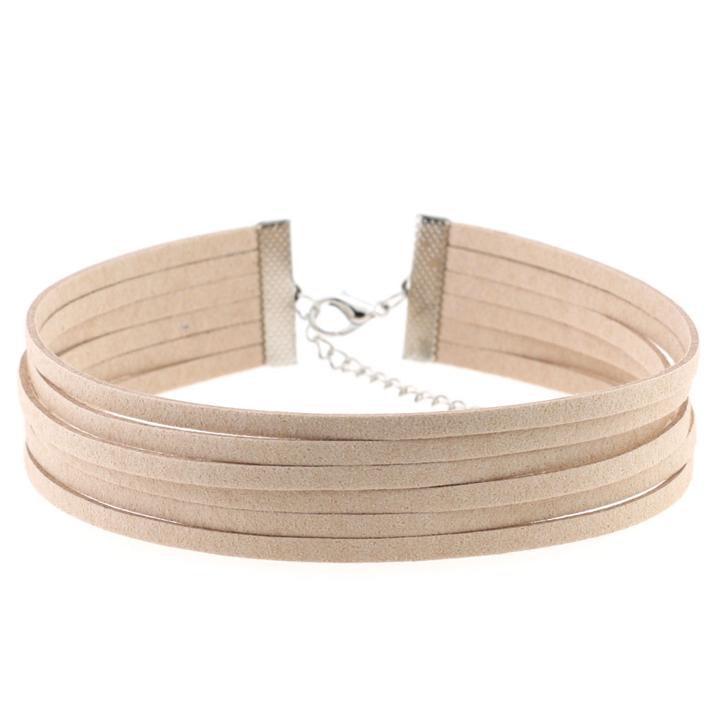 (image for) Gothic Necklace 6 Layers Flannel Collar