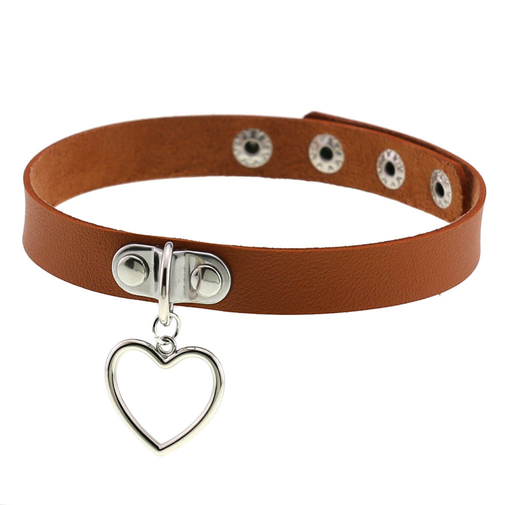 (image for) Cutout Heart Pendant Choker