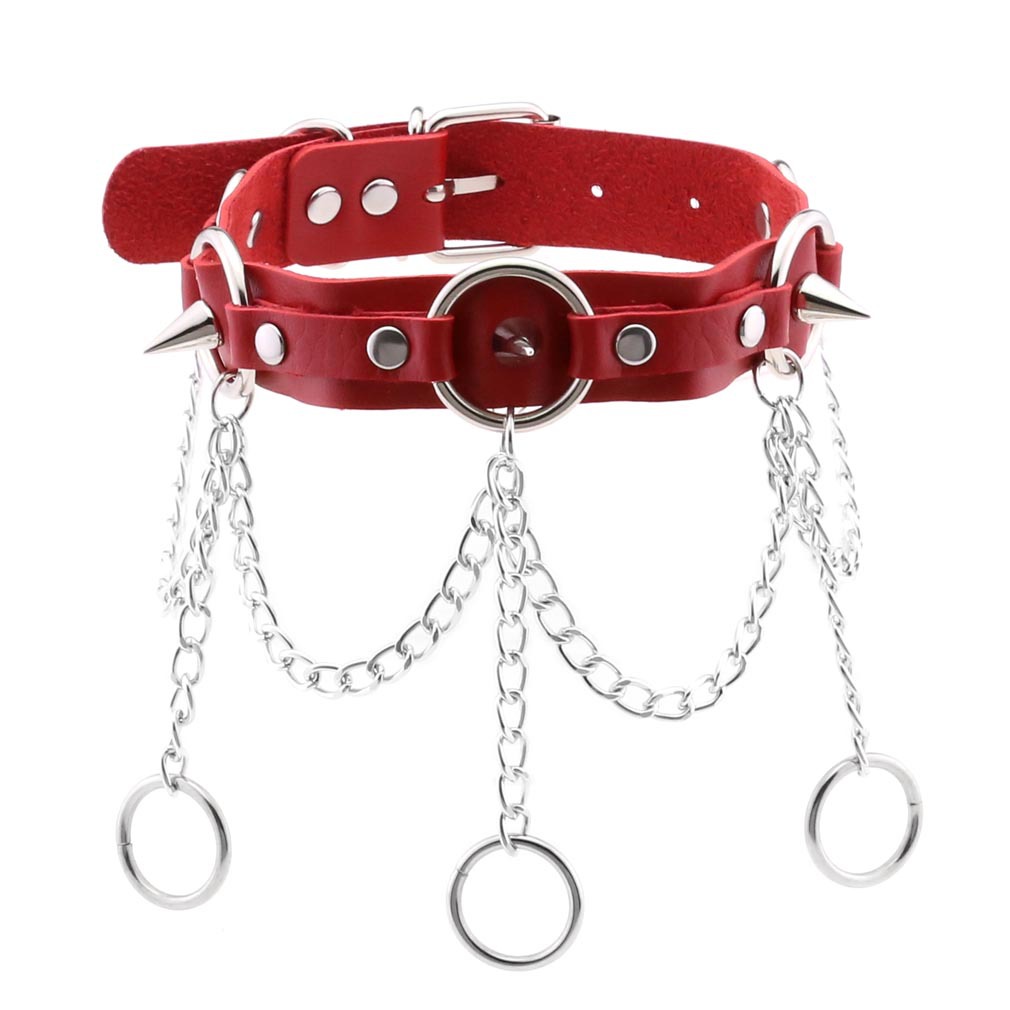 (image for) Punk Circle Spikes Collar