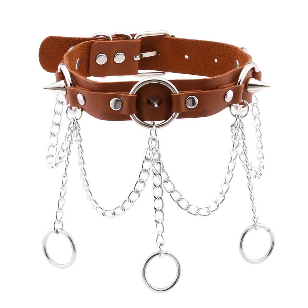 (image for) Punk Circle Spikes Collar
