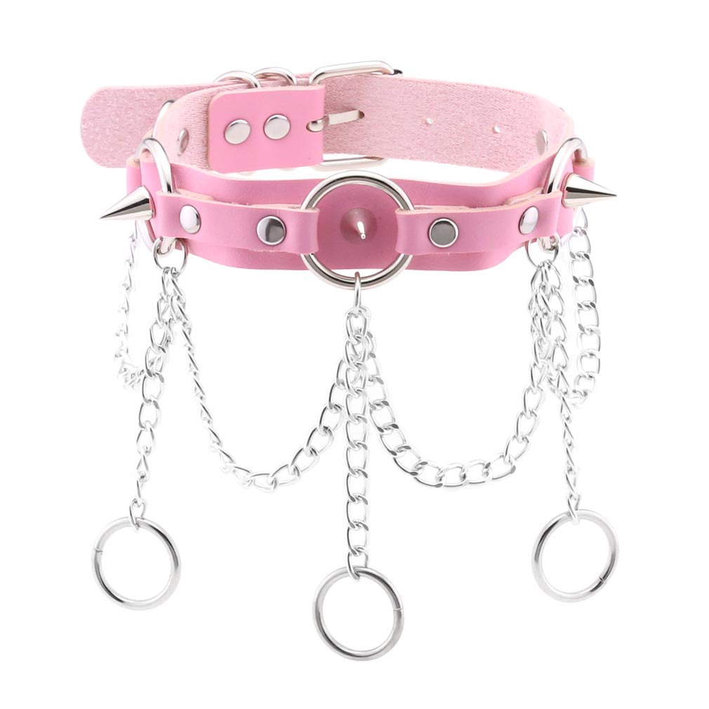 (image for) Punk Circle Spikes Collar