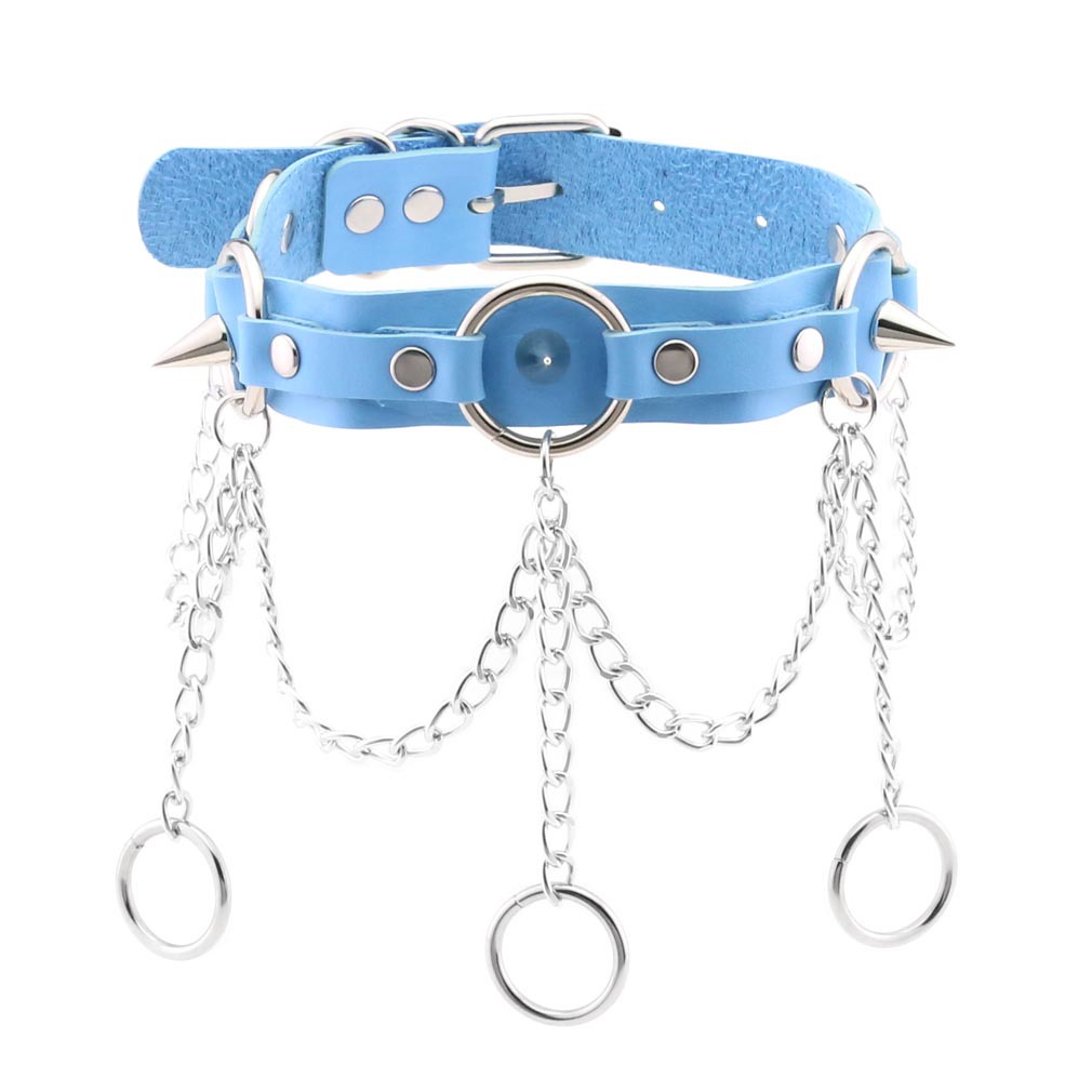 (image for) Punk Circle Spikes Collar