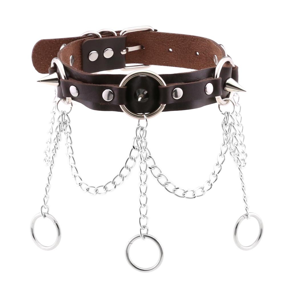 (image for) Punk Circle Spikes Collar